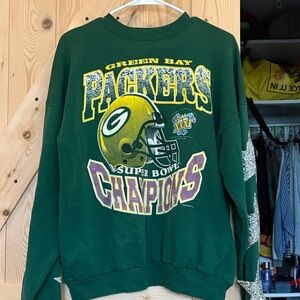 Green Bay Packers Super Bowl Champions Sweater 1997